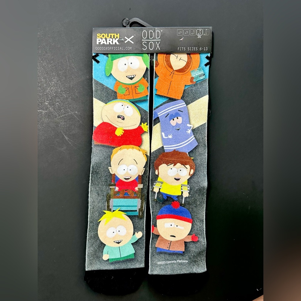 South Park Odd Sox Socks 6-13 NWT
